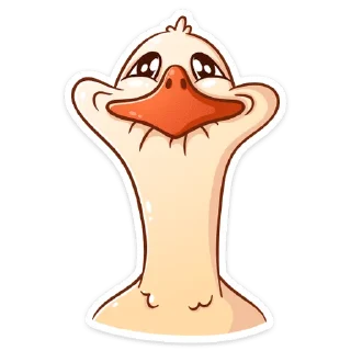 Video sticker 😊 Гусь Федька :: @stickroom