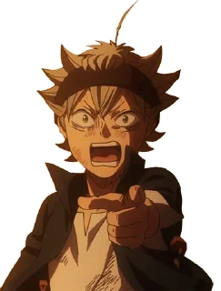 Telegram sticker 😡 Black Clover @keiriststicks