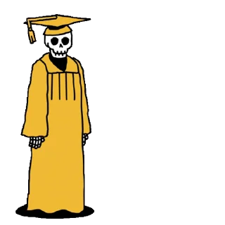 Video sticker ☺️ Skeleton @stickerstgrm