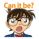 Telegram sticker ❓ detective conan