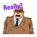 Telegram sticker 😱 detective conan