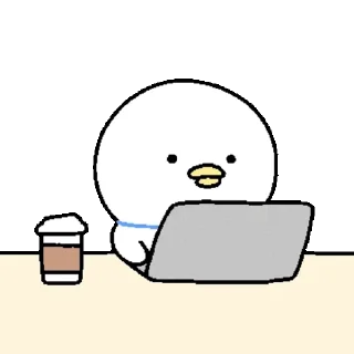 Video sticker 👍 @KakaoEmoji 조금 이상한 오리씨의 직장생활 2