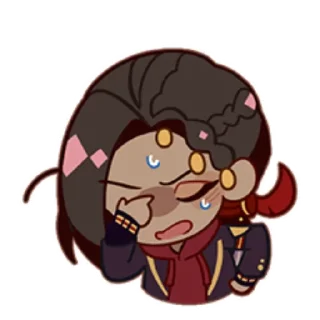 Telegram stiker 😞 Twisted Wonderland stickers; art by @momo720twst