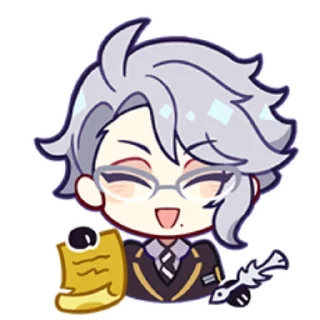 Video sticker 😁 Twisted Wonderland stickers; art by @momo720twst