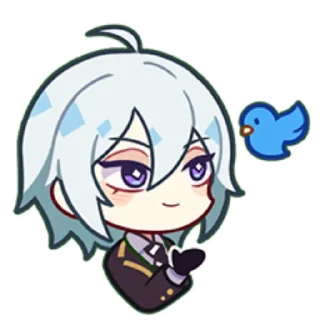 Telegram stiker 😀 Twisted Wonderland stickers; art by @momo720twst