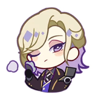Telegram stiker 😗 Twisted Wonderland stickers; art by @momo720twst