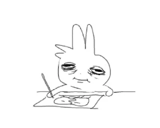 Telegram sticker 🌟 кролики смешнявые :: @fStikBot