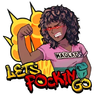 Telegram stiker 💪 Mad Lads