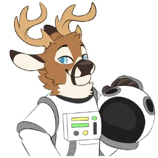 Telegram sticker 👨‍🚀 Anthro New England - ANE