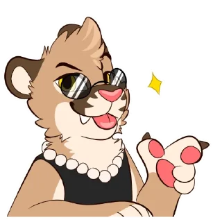 Telegram sticker 🦁 Anthro New England - ANE