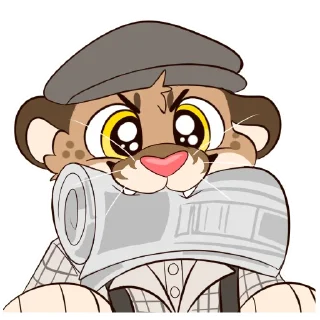 Telegram sticker 🐆 Anthro New England - ANE