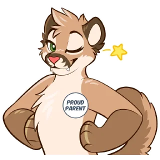 Telegram sticker 🐱 Anthro New England - ANE