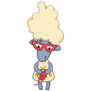 Video sticker ❤️ Оранжевая Корова