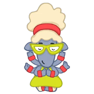 Video sticker ✌️ Оранжевая Корова