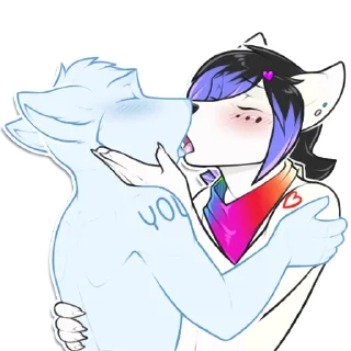 Telegram sticker 😚 Syberfoxen