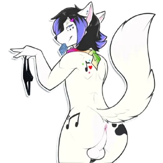 Telegram sticker 🍑 Syberfoxen
