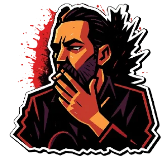 Sticker 🔥 SmokeyManBad