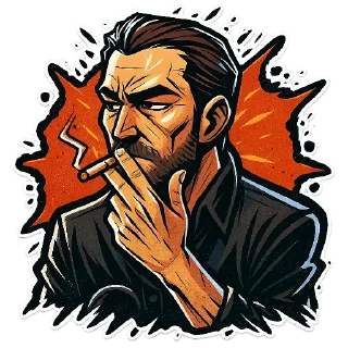 Video sticker 🔥 SmokeyManBad