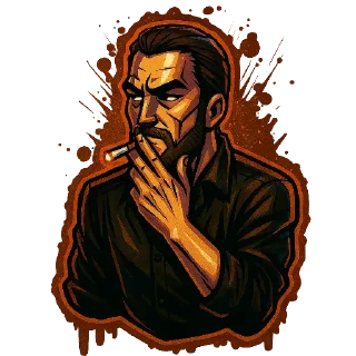 Telegram sticker 🔥 SmokeyManBad
