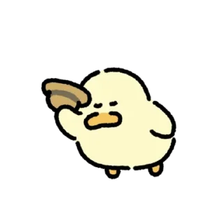 Telegram sticker 💬 안녕하세요. 김바덕 입니다. 16 By @KakaoEmoticon