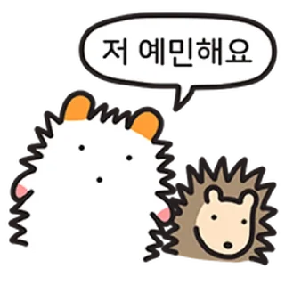 Video sticker ⭐ 내 인생 어떡하지? 주황귀 찍찍잉 @moe_sticker_bot
