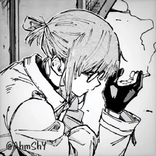 Sticker 📎 - ᗷY @ahMshY 𓉮 . Kyouko Mejiro (Manga)