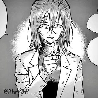 Telegram sticker 📎 - ᗷY @ahMshY 𓉮 . Kyouko Mejiro (Manga)