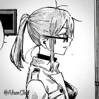 Telegram sticker 📎 - ᗷY @ahMshY 𓉮 . Kyouko Mejiro (Manga)