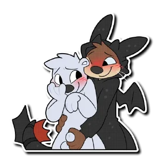 Телеграм стикер 😈 Salebat Favoritos Nsfw