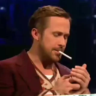 Video sticker 🚬 Ryan Gosling by @Frostystickers