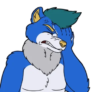 Video sticker 🤦‍♂️ DH Blue Bear by @Jay_Riverson