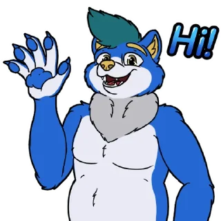 Sticker 👋 DH Blue Bear by @Jay_Riverson