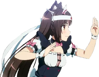 Sticker 🏃 nekopara miku