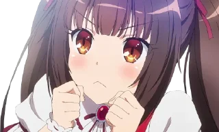 Telegram sticker 🤩 nekopara miku