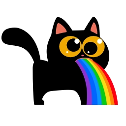 Sticker 🌈 Cat Teftel - @TgEmojis