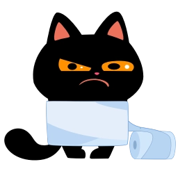 Sticker 🧻 Cat Teftel - @TgEmojis