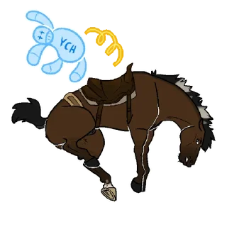 Telegram sticker ❌ Ransom 🐴