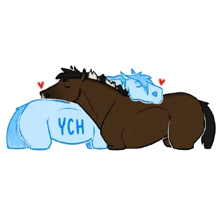 Telegram sticker 🫂 Ransom 🐴