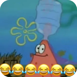 Телеграм стикер 🪑 Spongbob&Patrick @RichFelex