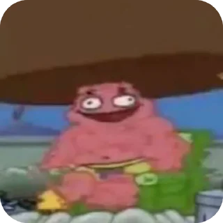 Телеграм стикер 👄 Spongbob&Patrick @RichFelex