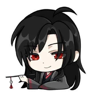 Telegram sticker 😏 mdzs x genshin @qqwelj