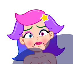 Telegram sticker 😱 Rainbow Girl