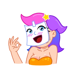 Telegram sticker 🥲 Rainbow Girl