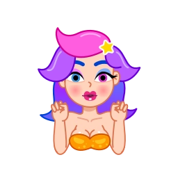 Telegram sticker 🤩 Rainbow Girl