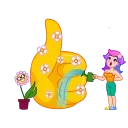 Video sticker 👍 Rainbow Girl