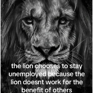 Sticker 🦁 The lion | flossy