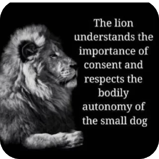 Telegram sticker 🫥 The lion | flossy