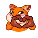 Telegram stiker ❤️ Feisty Fox
