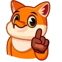 Telegram stiker 🙅‍♀️ Feisty Fox