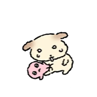 Telegram sticker ⭐ 쌀개 쌀멍이에yo(feat.친구는외계인) @moe_sticker_bot